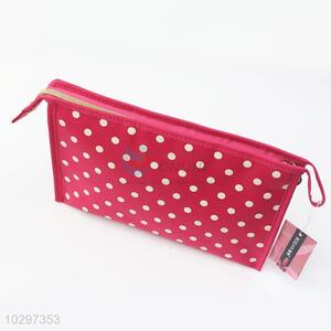 Fashion High Capacity Drawstring Elegant Dotted Wash Bags