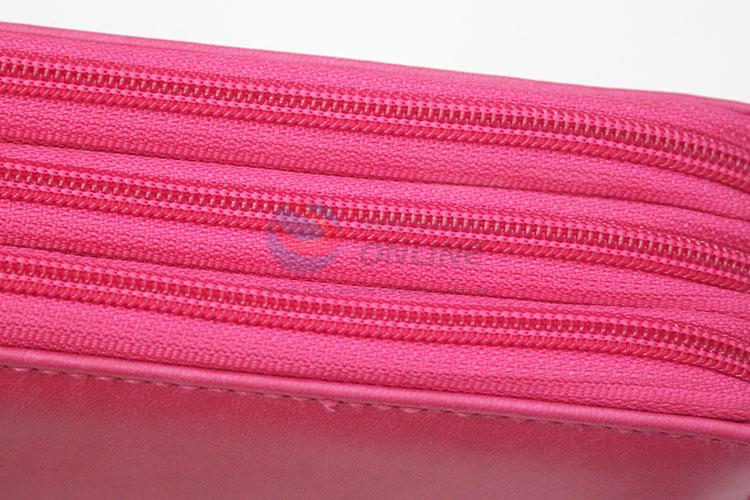 Hot Sales New Style Square Shaped Women PU Pouch Travel Toiletry Bag