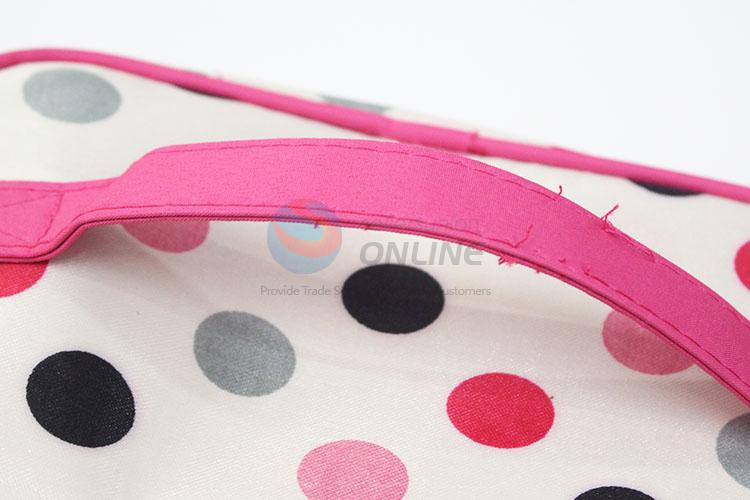 Dotted Make Up Bags Women Brush Necessaries Cosmetic Bag