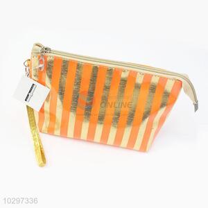 Useful Simple Striped Necessaries Make Up Wash Toiletry Bag