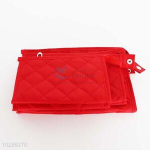 Fashion Zipper Multifuncional Dacron Cosmetic Bag