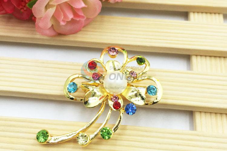 Promotional Gift Rhinestone Brooch for Wedding Invitations