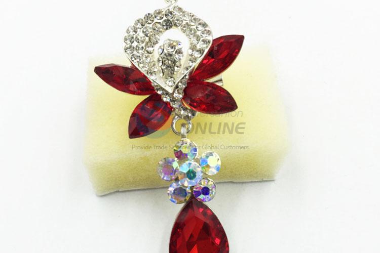 Popular Fancy Crystal Brooch Metal Breastpin for Sale