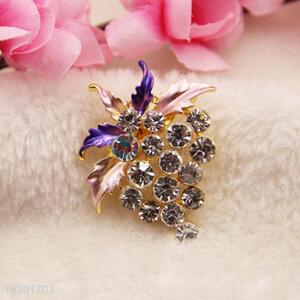 High Quality Crystal Rhinestone Breastpin Brooch Pin