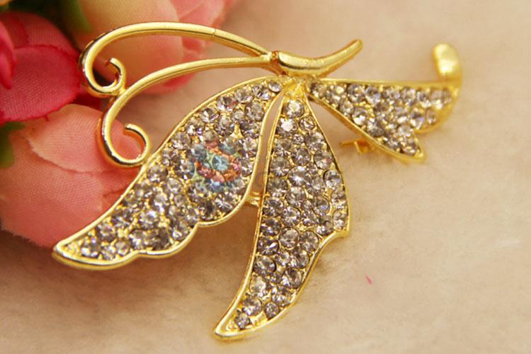 New Arrival Rhinestone Pave Wedding Brooches Breastpin