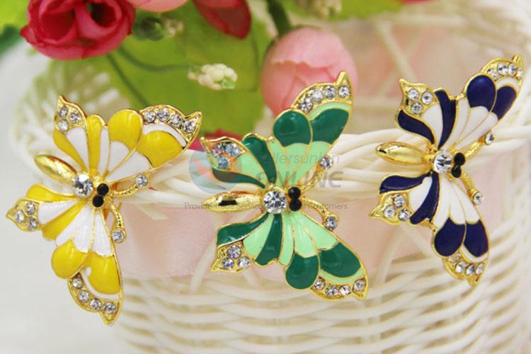 Promotional Gift Ladies Ornament Pin Brooch Breastpin in Butterfly Shape