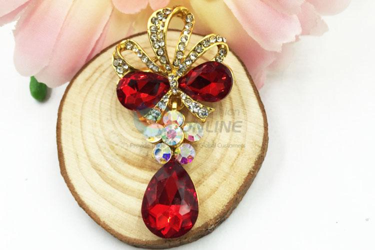 Fashion Style Brooch Jewelry, Rhinestone Breastpin