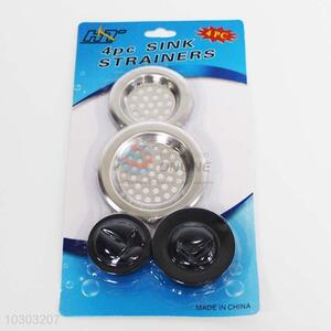 4PC Kitchen Sink Basket Strainer with Lid