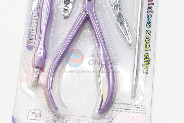 Hot Sale Girls Manicure Set Cuticle Nipper/ Nail Clipper/ Eyebrow Scissors