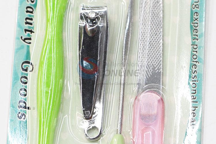 Cheap Price Make Up Tools Cuticle Pusher/ Nail Clipper/ Nail File/ Earpick