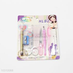 Hot Sale Personal Beauty Care Tools Eyebrow Scissors/ Cuticle Pusher/ Nail File/ Eyebrow Pencil/ Sharpener/ Comb/ Earpick