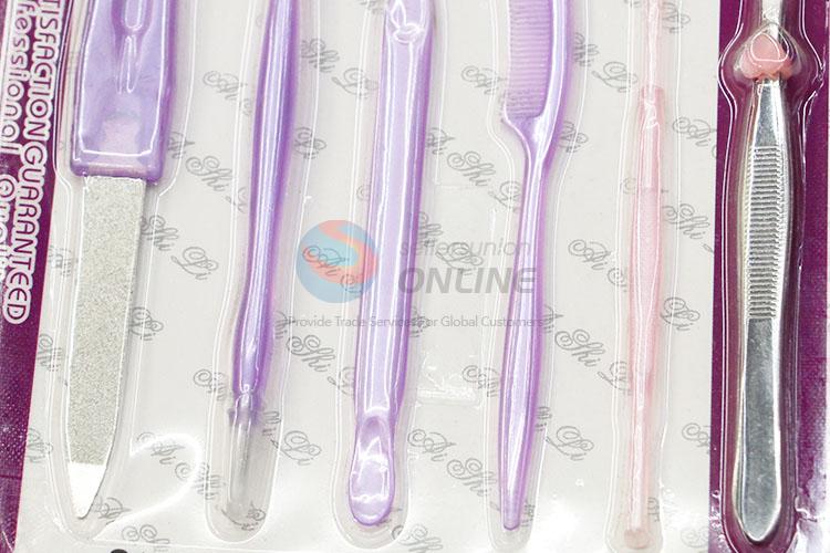 New Arrival Personal Beauty Care Tools Nail File/ Nail Clipper/ Eyebrow Tweezers/ Comb/ Mirror