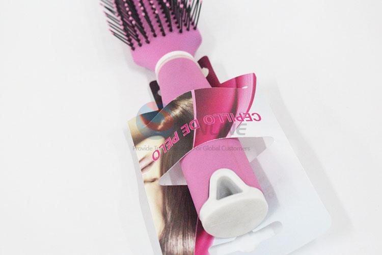 Pink Color Abody Bristle&Nylon Detangle Hairbrush