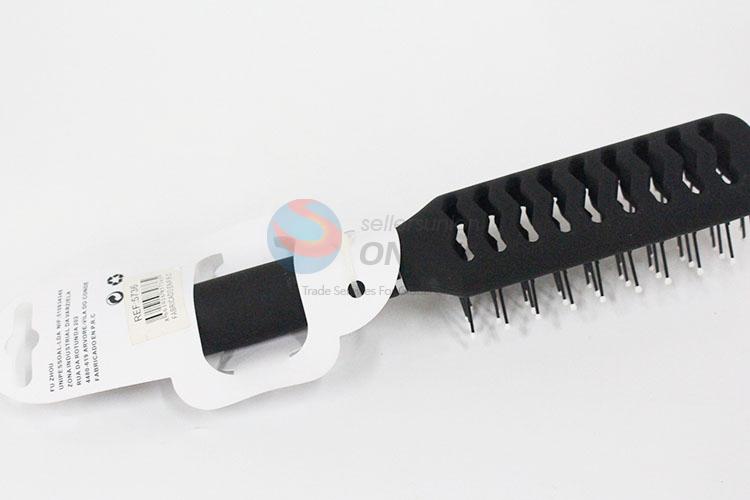 Black Color Massage Comb Hairbrush Bristle&Nylon