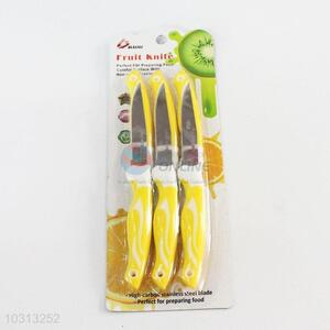 Great low price new style yellow 8pcs knifes