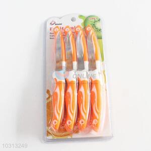 Cheap high quality orange 12pcs knifes