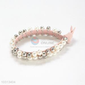 Super quality low price pearl hair ring