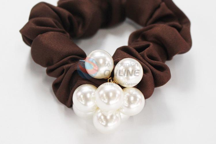 Factory sales bottom price pearl hair ring