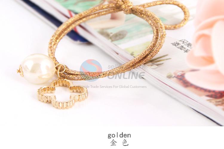 Bottom price hot selling pearl hair ring