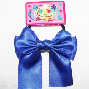 Blue color lovely bowknot design hair ring