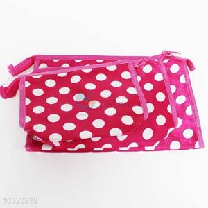 Wholesale cheap new 3pcs women cosmetic bags