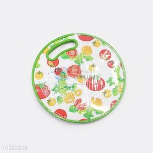 Round Shaped Kitchenware PP Fruit Chopping Board for Promotion