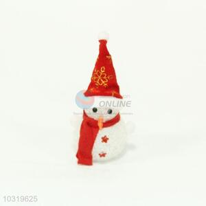 Cute snowman modelling particle lamp