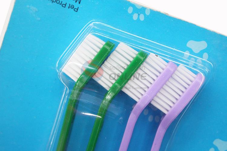 Popular design low price pet toothbrush