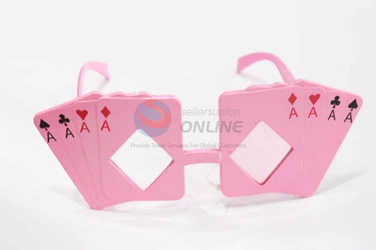 Pink Poker Fashion Party Glasses