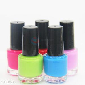 Portable Five Solid Color Art Nail Polish