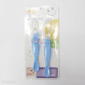 Nice design baby silicone spoon set