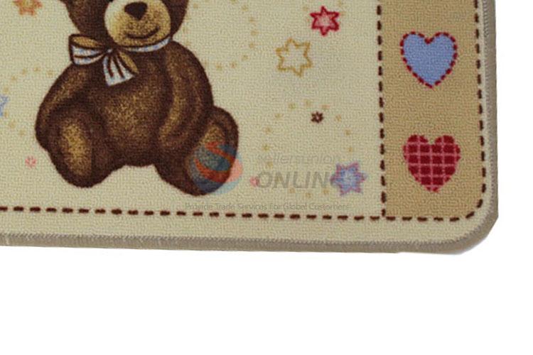 China Supplies Wholesale Lovely Printed Polyester Door Mat