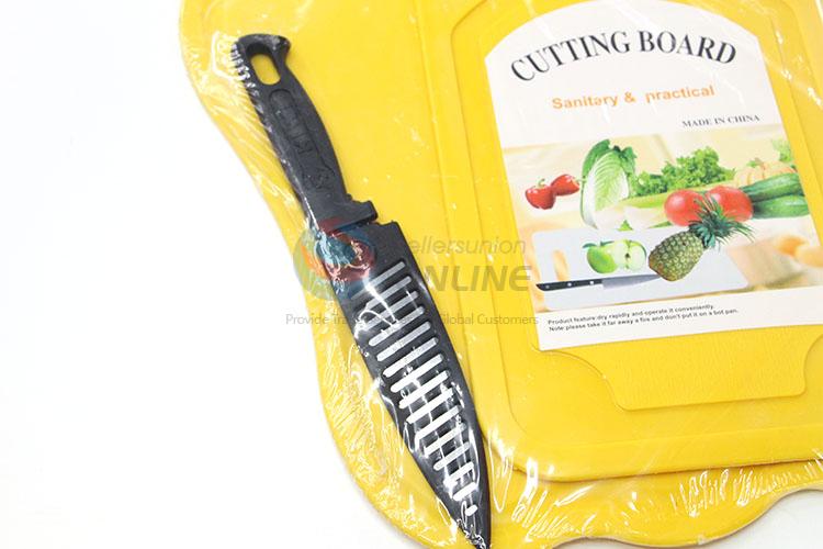 Factory Direct PP Cutting Board with Knife for Sale