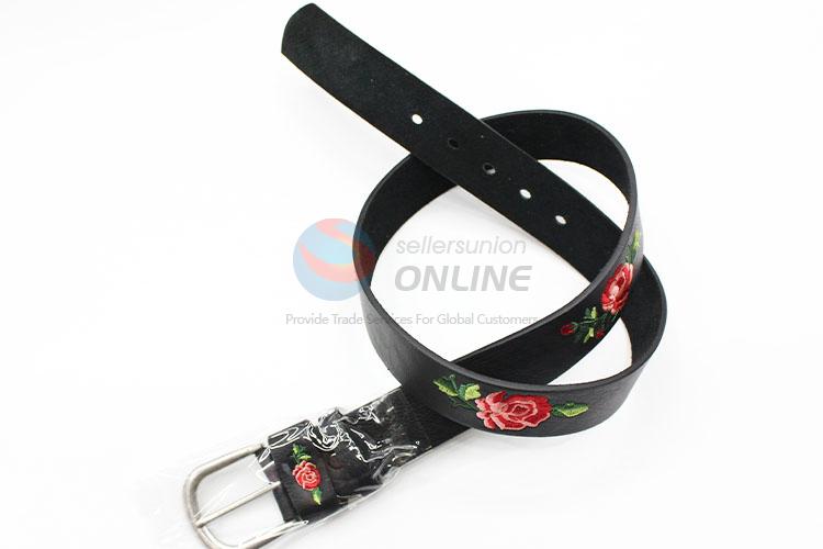 Good Quality 105cm PU Embroidered Belt