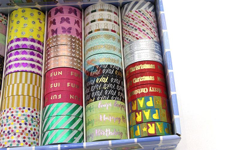 Factory Supply Gold Blocking Washi Tape for Sale