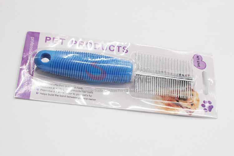 Blue Handle Pet Comb/Hair Brush/Pet Grooming Brush