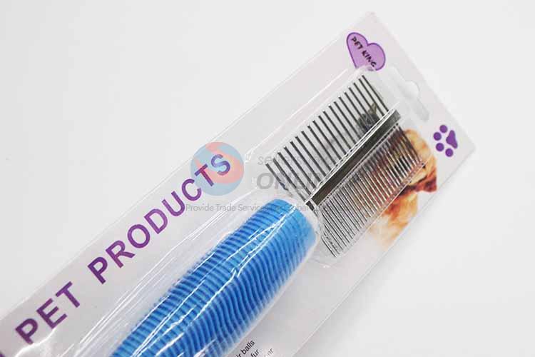 Blue Handle Pet Comb/Hair Brush/Pet Grooming Brush