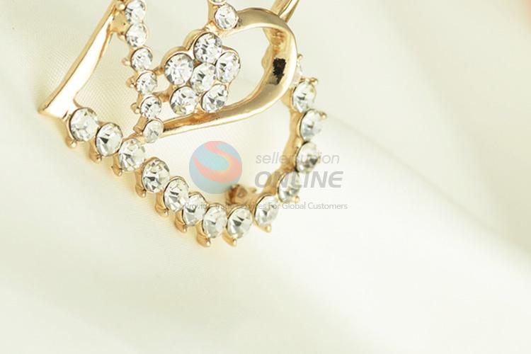 Wholesale cheap new heart shaped brooch