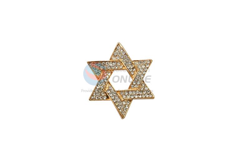 New arrival delicate style six-pointed starbrooch