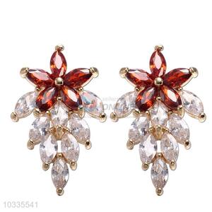 New arrival delicate style zircon earrings