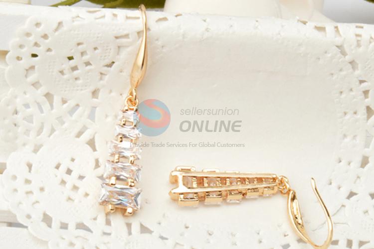 Popular promotional zircon earrings