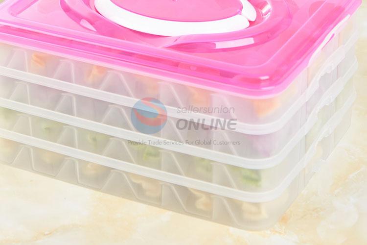 Creative Design Four Layers Dumplings Storage Box