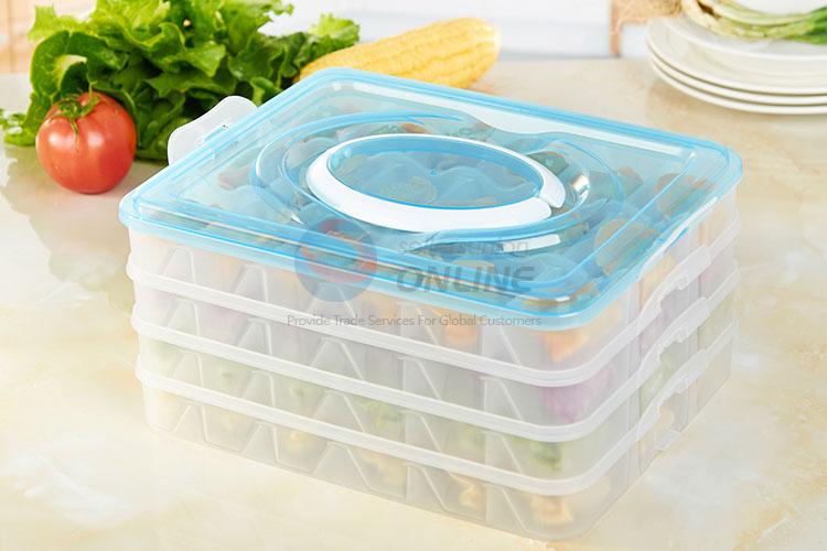 Creative Design Four Layers Dumplings Storage Box