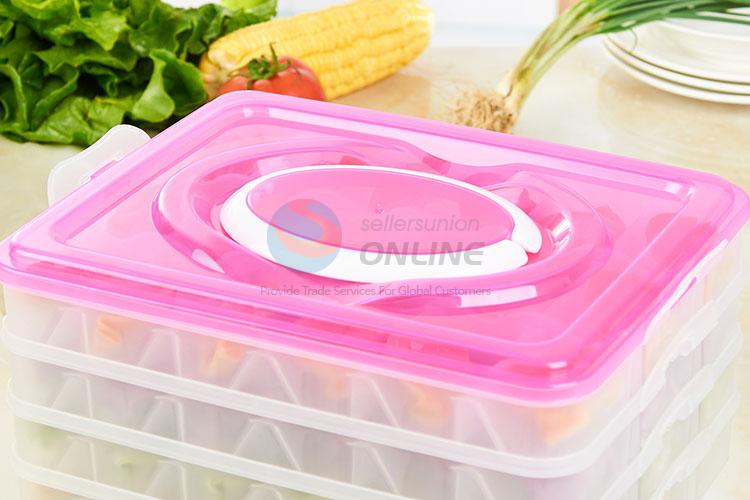 Creative Design Four Layers Dumplings Storage Box