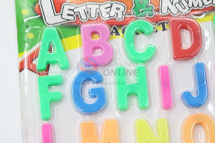 Early educational colorful letters toys for kids