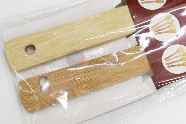 Best Selling Bamboo Pancake Turner and Fork Set