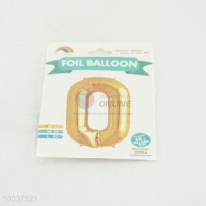 Pretty Cute DIY Letter 0 Shaped Foil Balloon 17