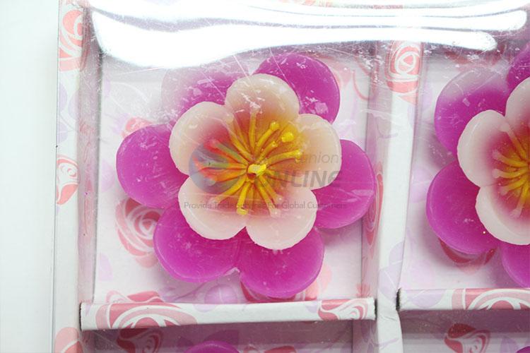 Funny plum blossom candles