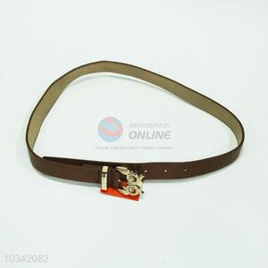 Nice design stylish lady belt with owl buckle