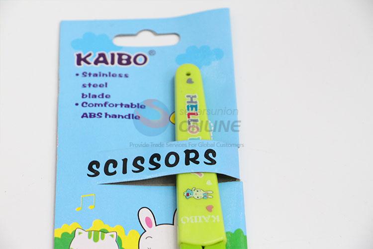 Exquisite rabbit green safety scissors